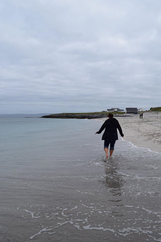 aran island feet in water